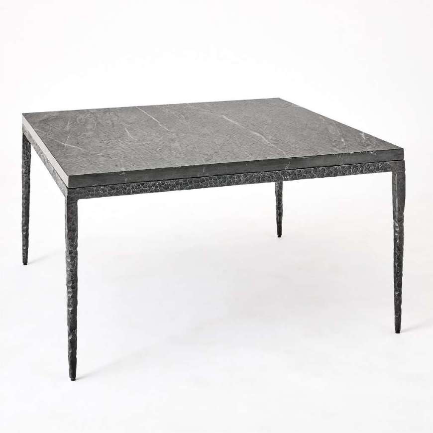 Picture of FORRESTER COCKTAIL TABLE-BLACKENED/FLAMED MARBLE