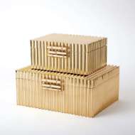 Picture of CORRUGATED BAMBOO BOX-BRASS