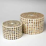 Picture of TRIANGLE STRIPE BOX-ROUND