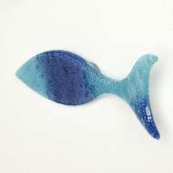 Picture of S/6 WALL FISH-BLUE-SM