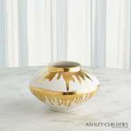 Picture of NUOVE VASE COLLECTION-GOLD DRIPS