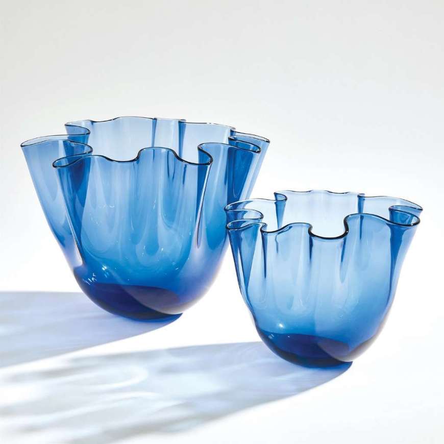 Picture of HANDKERCHIEF VASE-BLUE