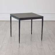 Picture of FORRESTER SIDE TABLE-BLACKENED/FLAMED MARBLE