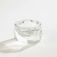 Picture of MULTI FACET CRYSTAL BOWL-CLEAR