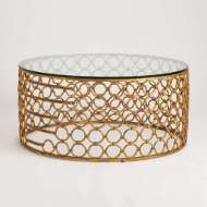 Picture of LOOP COCKTAIL TABLE-GOLD