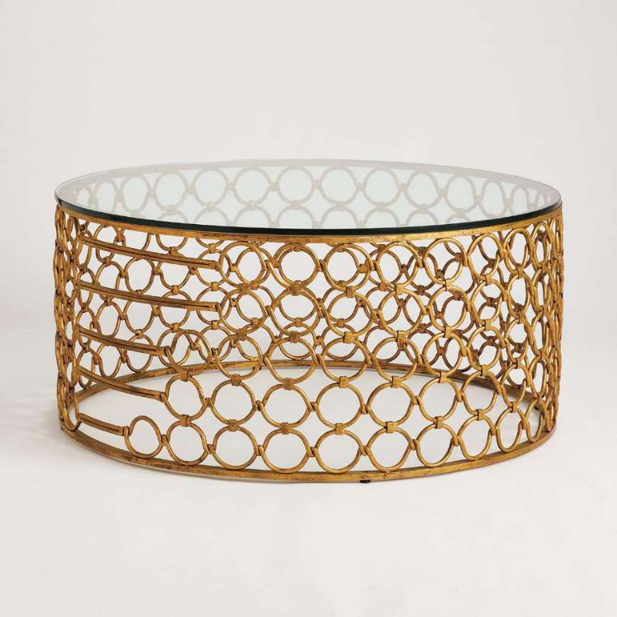 Picture of LOOP COCKTAIL TABLE-GOLD