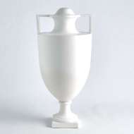 Picture of SQUARE HANDLE AMPHORA URN-MATTE WHITE