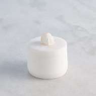 Picture of ALABASTER TAPERED ROUND BOXES AND TRAY-WHITE