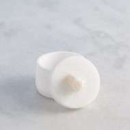 Picture of ALABASTER TAPERED ROUND BOXES AND TRAY-WHITE