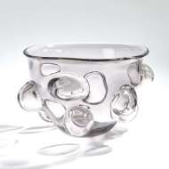 Picture of BUBBLED BOWL-SMOKE GREY