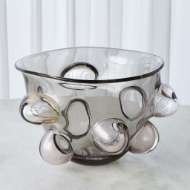 Picture of BUBBLED BOWL-SMOKE GREY