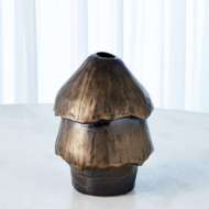 Picture of PRIMITIVE MUSHROOM VASE-BRONZE