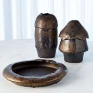 Picture of PRIMITIVE MUSHROOM VASE-BRONZE