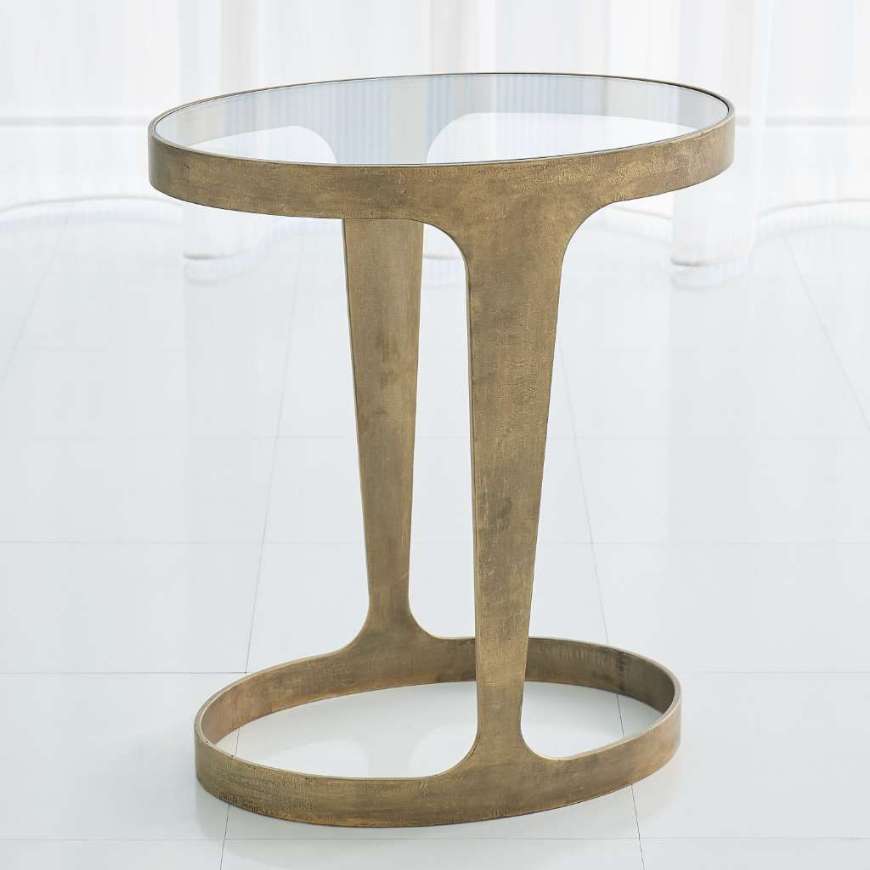 Picture of OSLO ACCENT TABLE-GOLD