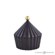 Picture of CIRQUE VESSEL W/LID-BLACK