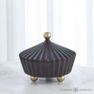 Picture of CIRQUE VESSEL W/LID-BLACK