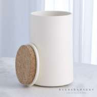 Picture of ENCIRCLE CANISTER W/CORK LID-CHALK