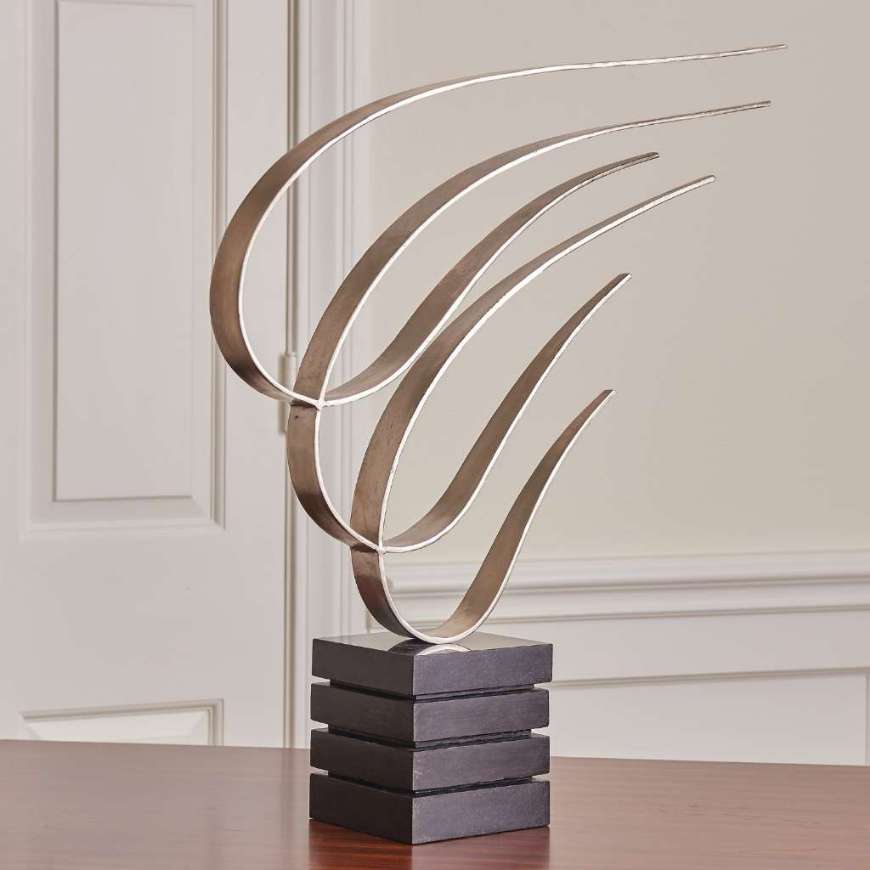 Picture of SWOOSH SCULPTURE-NICKEL