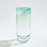 Picture of BUBBLE CYLINDER VASES-WINTERGREEN