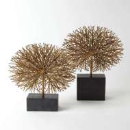 Picture of TUMBLE WEED SCULPTURE-GOLD LEAF