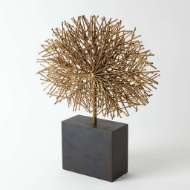 Picture of TUMBLE WEED SCULPTURE-GOLD LEAF