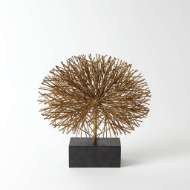 Picture of TUMBLE WEED SCULPTURE-GOLD LEAF