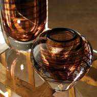 Picture of SPIRALED VASES-AMBER