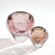 Picture of SPIRALED VASES-AMBER