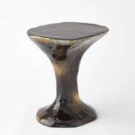 Picture of PRIMITIVE ACCENT TABLE-REACTIVE BRONZE