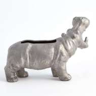 Picture of HIPPO PLANTER-SILVER