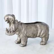 Picture of HIPPO PLANTER-SILVER