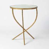 Picture of HAMMERED TRIPOD TABLES-ANTIQUE GOLD