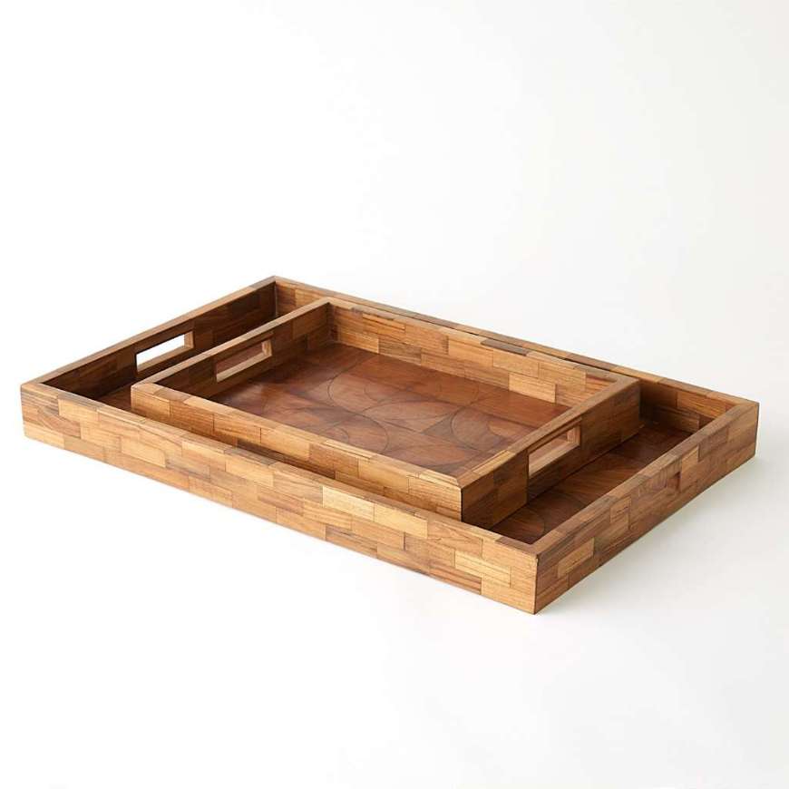 Picture of QUARTERED WOOD TRAYS