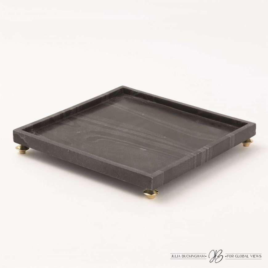 Picture of QUINTESSENTIAL TRAY-SQUARE-BLACK