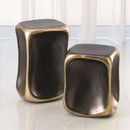 Picture of FORMATION ACCENT TABLES-BLACK/GOLD