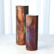 Picture of RUST CYLINDER RAKU VASES