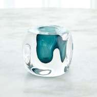 Picture of SQUARE VASE-AZURE