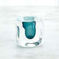 Picture of SQUARE VASE-AZURE