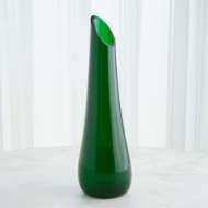 Picture of TALL SLANT VASE-EMERALD