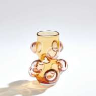 Picture of BUBBLED VASES-AMBER BLUSH