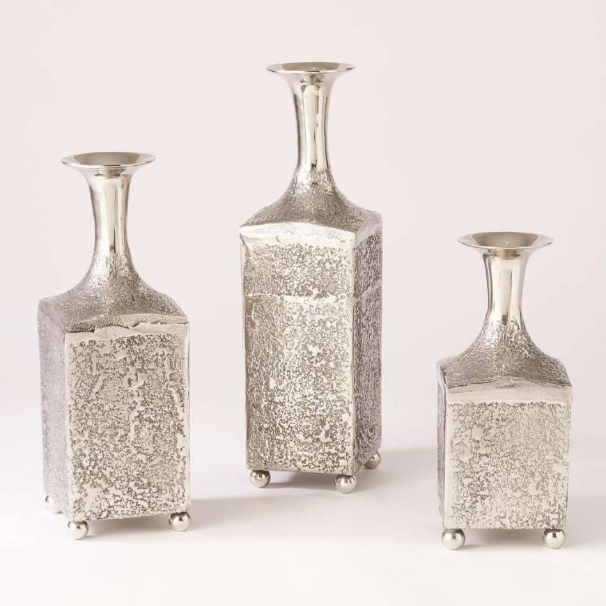 Picture of ALUMINUM BOTTLE VASE-NICKEL