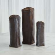 Picture of PILLAR VASE-BLACK/BROWN