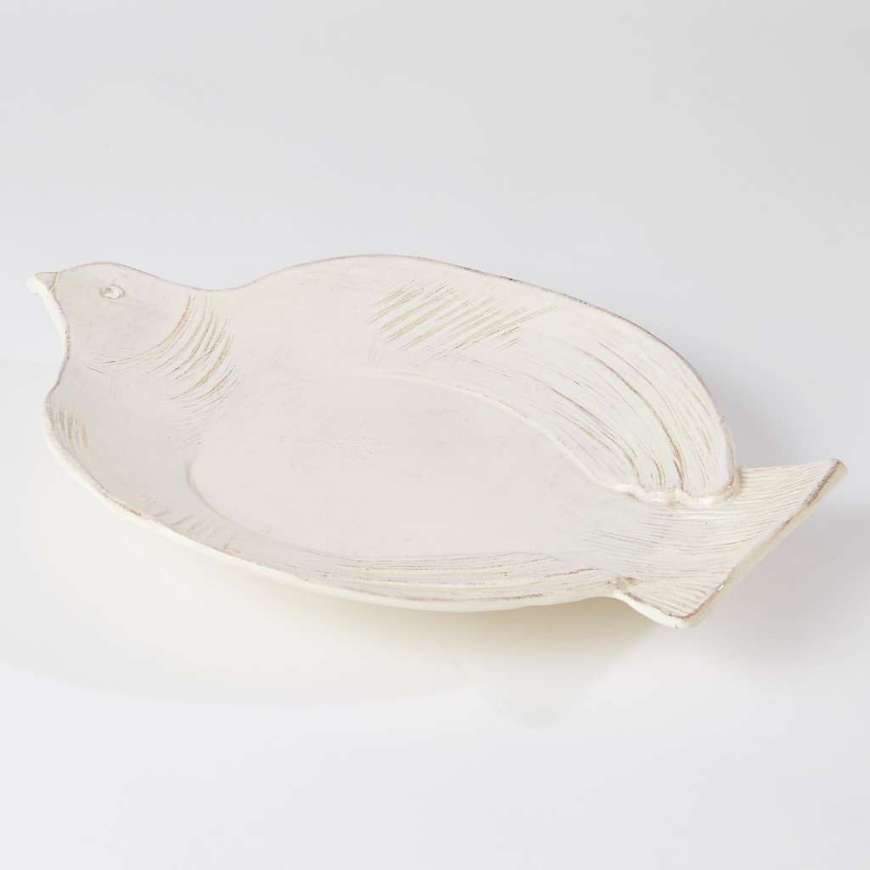 Picture of DOVE PLATTER-CREAM