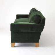 Picture of SQUARE ARM SOFA-GREEN VELVET