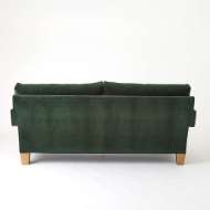 Picture of SQUARE ARM SOFA-GREEN VELVET