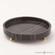 Picture of QUINTESSENTIAL TRAY-CIRCLE-BLACK