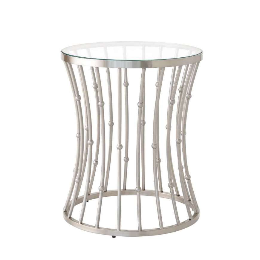 Picture of AURORA END TABLE-NICKEL