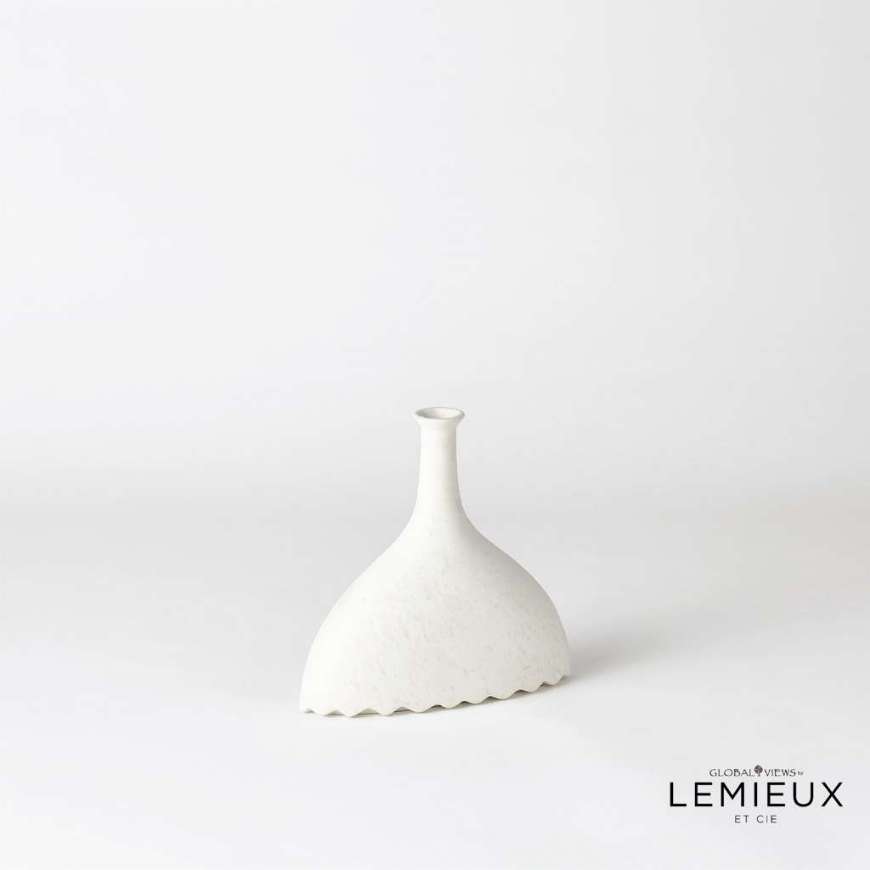 Picture of NOELLE GEOMETRIC VASE-WHITE