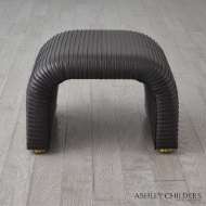 Picture of CADE STOOL-GRAPHITE LEATHER