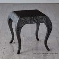 Picture of PARIS SPOT TABLE-BLACK CERUSED OAK